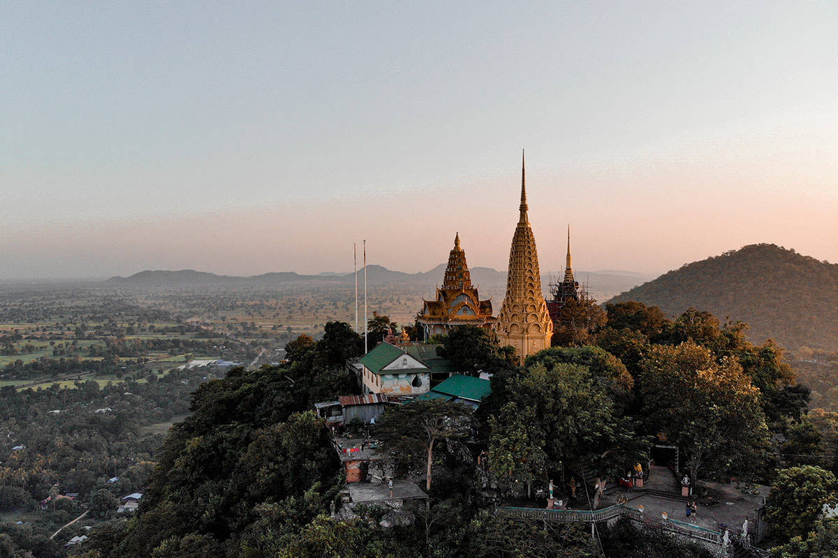 Begin your safe travel day with Battambang’s tranquil ambiance